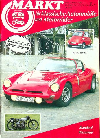 Deckblatt Oldtimer Markt (03/1986)